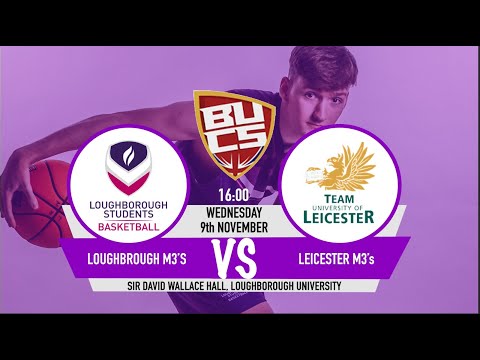 LIVE BUCS Action! Loughborough Men 3's Vs Leicester Men 3's 2022 - 9.11.2022 - Live at 16:00!