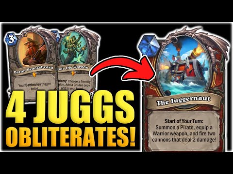 HOLY $HIT...4 JUGGS OBLITERATES EVERYONE! | Hearthstone