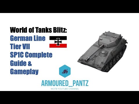 World of Tanks Blitz: German Line - Tier VII Light Tank The SP I C Complete Guide