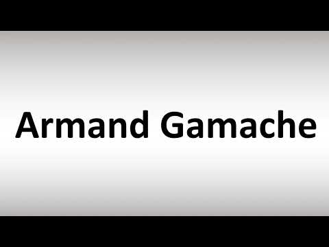 How to Pronounce Armand Gamache