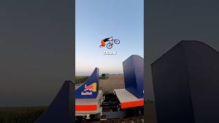 He Rode A Bike Over A Moving Train 😳