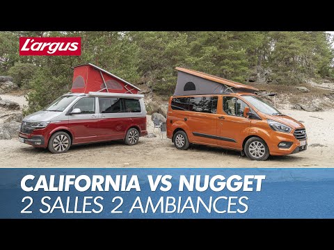 , title : 'Volkswagen California 6.1 vs Ford Transit Nugget : le match des vans aménagés'