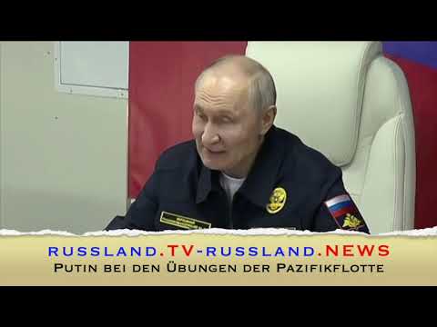 Putin bei den Übungen der Pazifikflotte