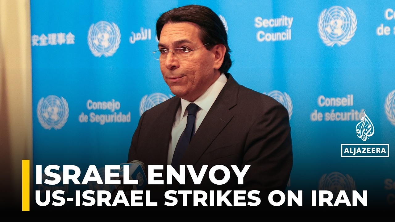 Israel envoy speaks after US-Israel strikes on Iran
