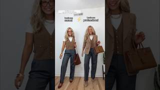 ad  Business casual vs. business professional outfits 💼☕️🗞️