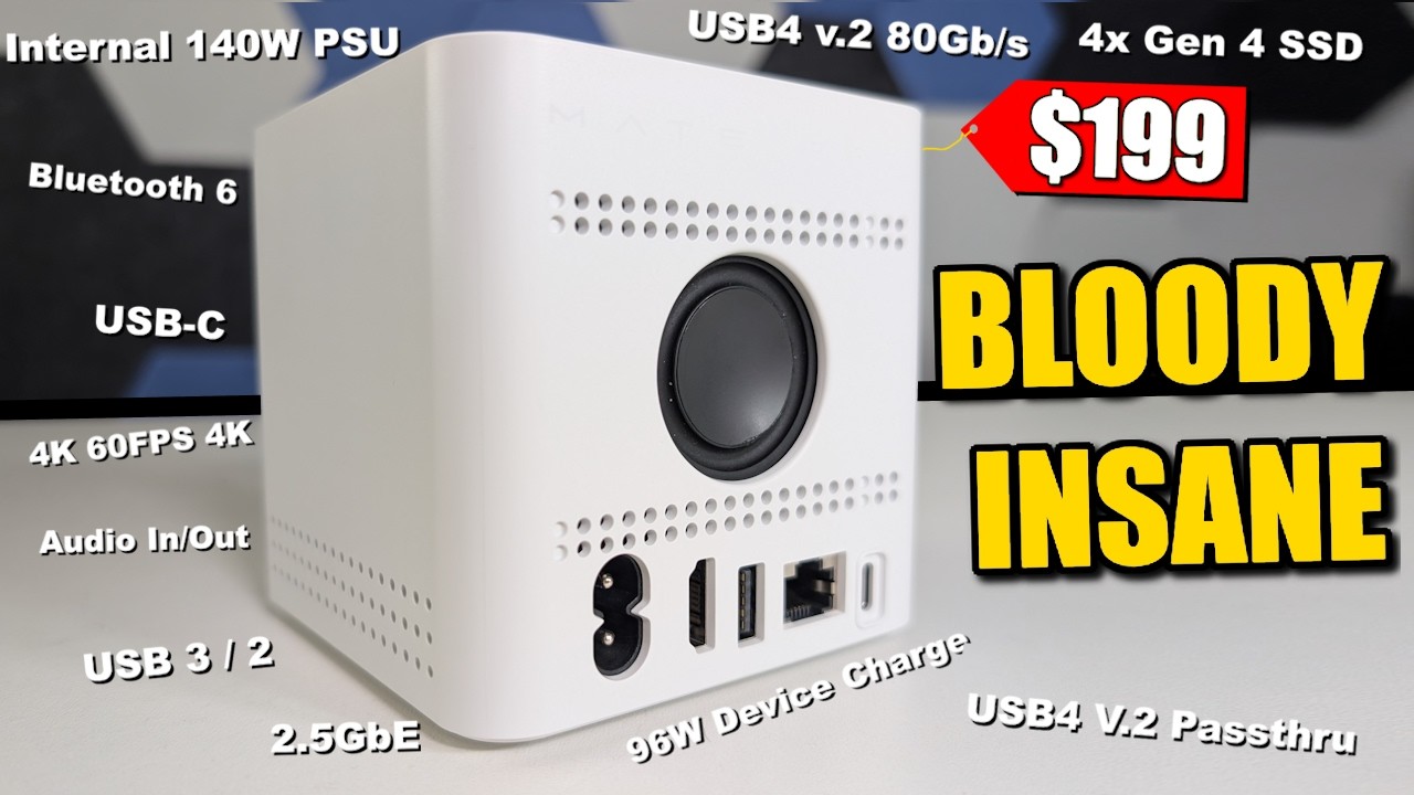 Beelink 9 EX Mate Pro USB4v2 80Gbs Docking Station Review