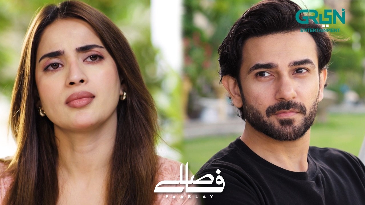 Yeh Rishta Sirf Bojh Ban Gaya Hai | Faaslay | Ali Ansari - Saboor Aly | Green TV Entertainment