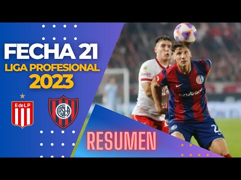 Estudiantes vs San Lorenzo RESUMEN Fecha 21
