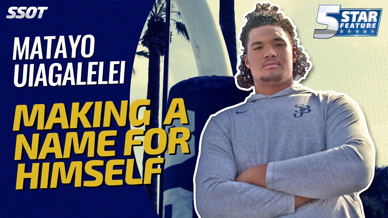 Matayo Uiagalelei of St. John Bosco is a Young Man of Many Talents On and Off the Football Field