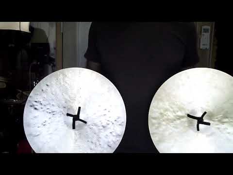 16" HSB Orchestral Pair, 1130g & 1196g  - Handcrafted cymbals by Craig Lauritsen