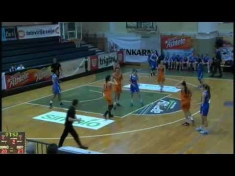 MZRKL Adriatica Women Basketball League F4 2015, 1/2 finale, Radivoj Korać - Budućnost Volcano (2/4)