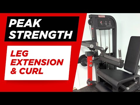 Peak Strength Seated Leg Extension and Leg Curl Machine Review