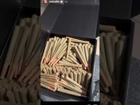 wiz khalifa showing his joints collection #shorts