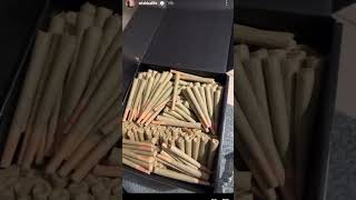 wiz khalifa showing his joints collection #shorts