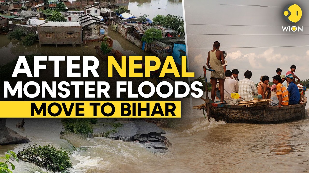 Bihar Floods LIVE: Ganga, Kosi & Gandak Rivers Put Bihar On High Alert After Nepal Floods | WION