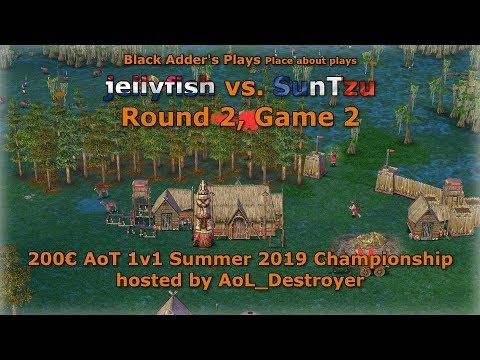 Summer 2019 Championship, R2 - jellyfish vs. SunTzu, Game 2 - Age of Mythology: The Titans