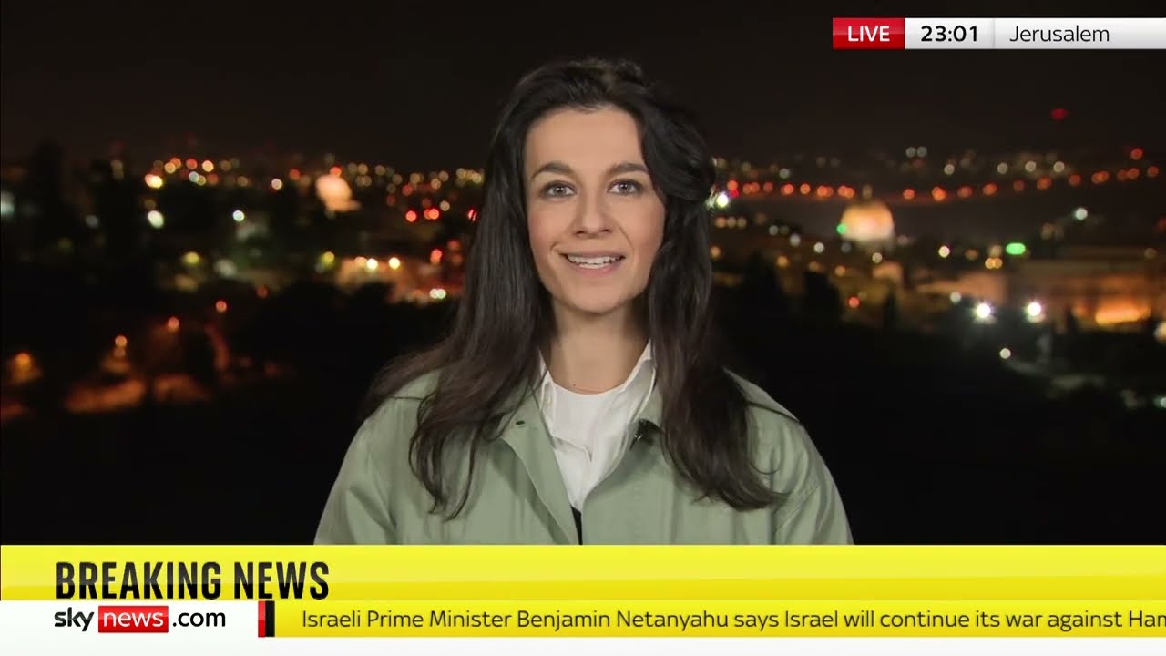 Yalda Hakim Debuts on Sky News - 21.11.2023