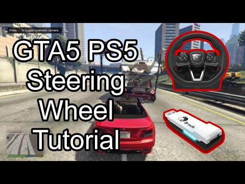 How to use Steering Wheel for GTA5 PS5 !! +All PS5 Games!! ABOUT TIME!