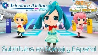 Hatsune Miku - Tricolore Airline (Project Mirai) sub Romaji y Español