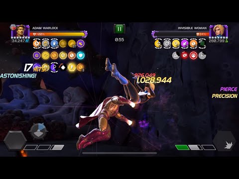 Adam Warlock Crushes Invisible Woman! MCOC Raids