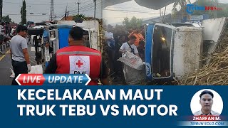 Truk Muatan Tebu Ngeblong Lampu Merah di Jalan Solo-Jogja, Polres Klaten: Tabrak Sepeda Motor