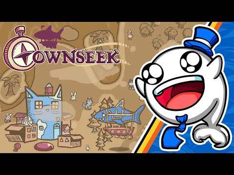 Townseek is an adorable game about a shark exploring the world by airship