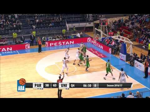 ABA Liga 2016/17 highlights, Round 5: Partizan NIS - Union Olimpija (16.10.2016)