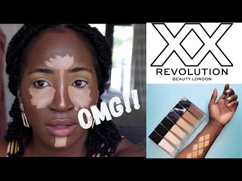 NEW XX REVOLUTION BRAND!! GLOW FOUNDATION & SUPERFIXX CONCEALER-DEMO& REVIEW