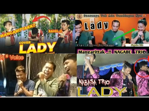 SP 2 VOICE  X  N 3 VOICE  X  NAGABE TRIO  X  NABASA TRIO // Cover :Lady // Cipt: Victor Sitompul