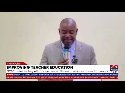 GTEC trains tertiary officials on new affiliation quality assurance framework.