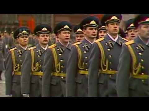 Soviet Military Parade | Soviet October Revolution 1984
