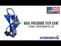 Dual Pressure Test Cart Pump Dolly Style For Pressure Vessel Pipes And Valves Testing
