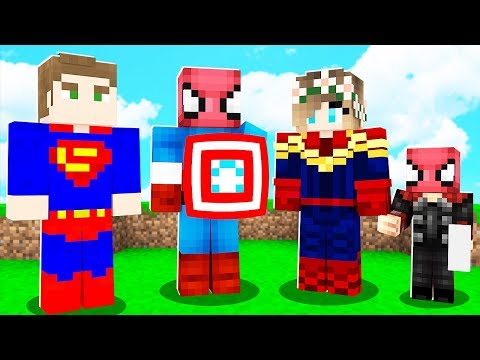 FAKİR'in AİLESİ SÜPER KAHRAMAN OLDU! 😱 - Minecraft
