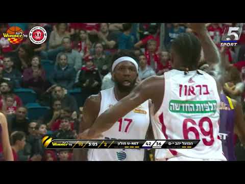 Suliman Barimo (25 points) Highlights vs. Hapoel Unet Holon