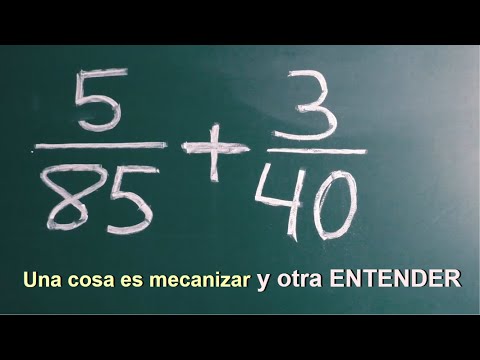 SUMA DE FRACCIONES. Matemáticas Básicas