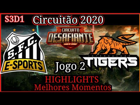 Circuitão 2020 SAN vs ITX highlights jogo 2 | Circuitão 2020 Santos vs Tigers highlights.