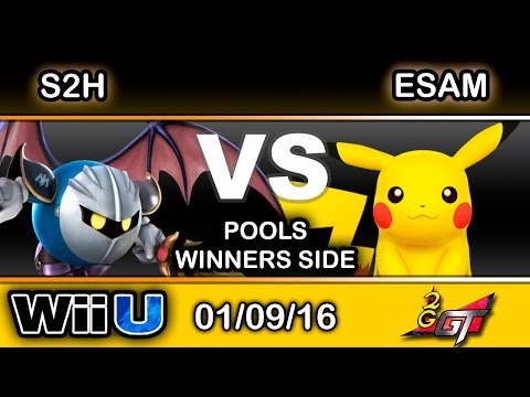 2GGT: ESAM Saga - A2 | S2H (Meta Knight) Vs. PG | ESAM (Pikachu) Pools - Smash Wii U
