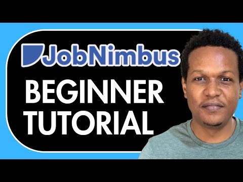 This video is a beginner-friendly tutorial explaining how to use the JobNimbus CRM software.