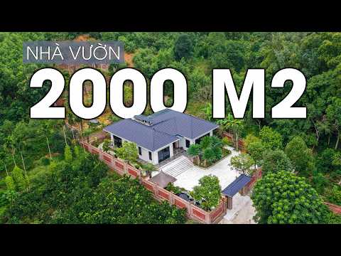 RETURN TO HOMETOWN TO SHOW HIS FILIAL PIETY Building a "HILL-LEANING GARDEN HOUSE" 2000m2 Wide In...