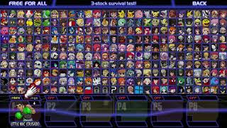 Super Smash Bros Crusade CMC V7.1 All Characters