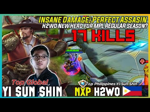 H2wo New Hero Yu shun shin, High Damage | Top Global Player H2wo