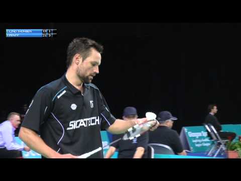 Badminton - Christian Lind Thomsen vs Toby Penty (MS, R32) - Scottish Open 2015