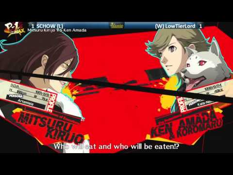 [15/11/04] P4U2 Grand Finals SCHOW vs LowTierLord - VSB Anime Wednesdays
