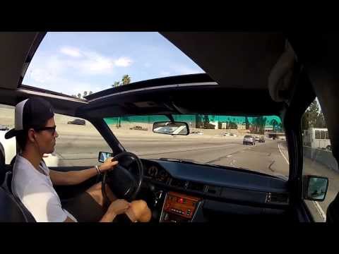 Mercedes Benz 300E W124 Cruising LA - Malibu