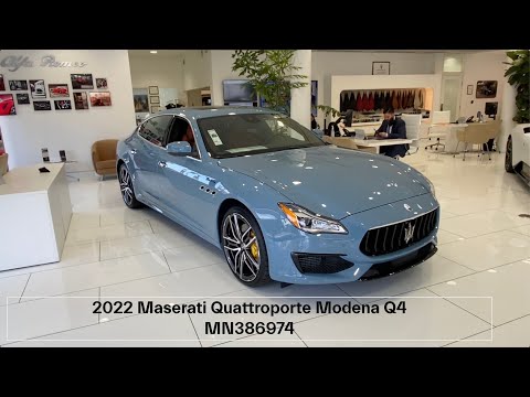 2022 Maserati Quattroporte Modena Q4MN386974
