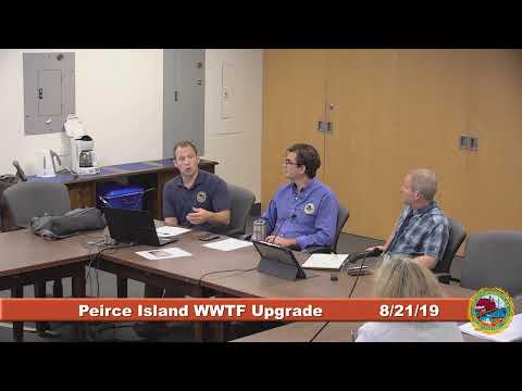 Peirce Island Waste Water Treatment Facility Upgrade 8.21.2019