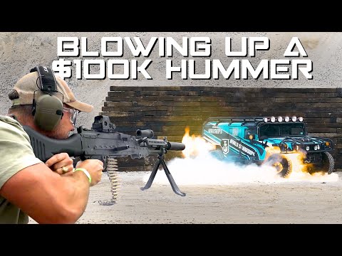 Destroying a Hummer H1 Alpha at Our FIRST RANGE DAY!!!