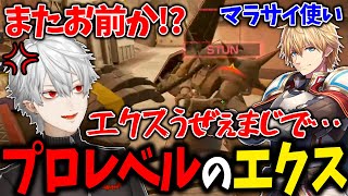 最強マラサイ使いのエクスに引っ張られすぎてキレる葛葉【にじさんじ/切り抜き/ガンエボ】
