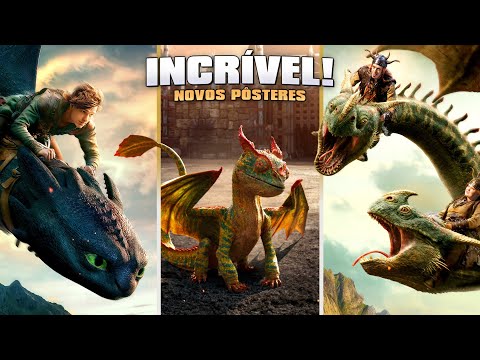 REVELARAM OS NOVOS PÔSTERES DE COMO TREINAR SEU DRAGÃO!