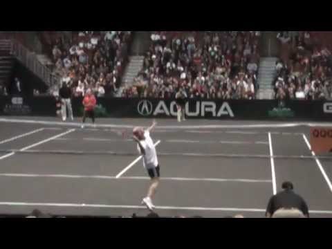 Andre Agassi Service Ace Slow Motion 2012